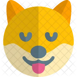 Dog Pensive Emoji Icon