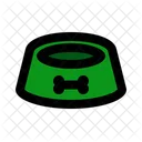 Eating Time Bone Simple Icon