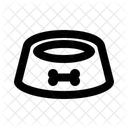 Eating Time Bone Simple Icon