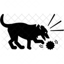 Dog Play Ball  Icon