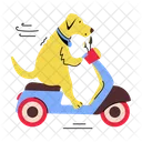 Dog Riding  Icon