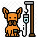 Veterinary Dog Saline Icon