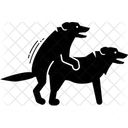 Dog Mating Sex Icon