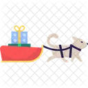 Dog Sledge Sledge Bobsleigh Icon
