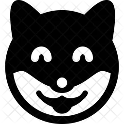 Dog Smiling Emoji Icon