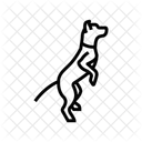 Standing Tall Dog Icon