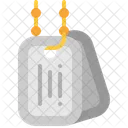 Dog Tag Soldier Army Icon