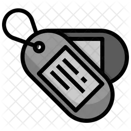 Dog Tag  Icon