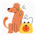 Cute Puppy Dog Holding Puppy Holding Icon