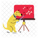 Cute Puppy Dog Holding Puppy Holding Icon