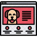 Dog Website Browser Dog Website Dog Icon