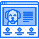 Dog Website Browser  Icon