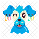 Kawaii Emoticons Dog Pets Dog Cartoons Icon