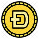 Doge Coin Blockchain Krypto Digitalgeld Kryptowahrung Symbol