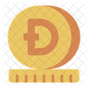 Dogecoin Munze Krypto Symbol