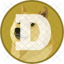 Dogecoin 총독 로고 암호화폐 암호화폐 아이콘