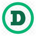 Dogecoin Criptomoeda Criptografia Ícone