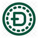 Dogecoin Criptomoeda Moeda Digital Ícone