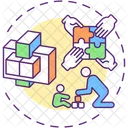 Puzzles Together Family Fun Icon