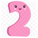 2 Dois Numero Icon