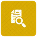 Dokument Datei Lupe Symbol