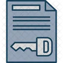 Dokument Datei Sicherheit Icon