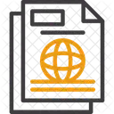 Dokument Schriftliche Aufzeichnung Papierkram Symbol