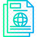 Dokument Schriftliche Aufzeichnung Papierkram Symbol