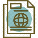 Dokument Schriftliche Aufzeichnung Papierkram Symbol