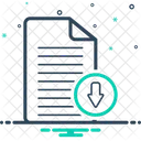 Dokument Download App Symbol