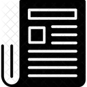 Dokument Blatt Textblatt Symbol