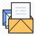 Newsletter E Mail Korrespondenz Symbol