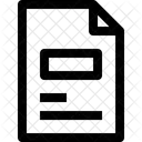 Dokument Layout Datei Symbol