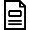 Dokument Layout Datei Symbol