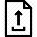 Dokument Hochladen Datei Symbol