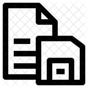 Speichern Datei Festplatte Symbol