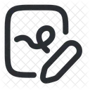 Unterschriftenzahlung Symbol