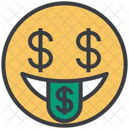 Dólar Emoji Ícone