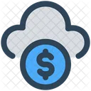 Nube Computacion Dolar Icon