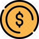 Dolar Moneda Moneda Icono