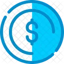 Dolar Moneda Moneda Icono