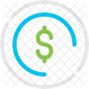 Dolar Moneda Moneda Icono