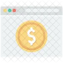 Dolar Comercio Eletronico On Line Icon