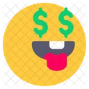 Dolar Dinero Emoji Icono