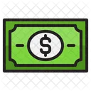Dolar Dinero Moneda Icono