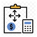 Dolar Portapapeles Calculo Icono