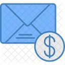 Dolar E Mail Envelope Ícone