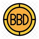 Dólar barbados bbd  Icono