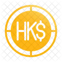 Dólar hong kong hkd  Icono