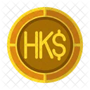 Dólar hong kong hkd  Icono